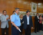 Doctor Sergio Uñac tomó juramento del nuevo jefe de la policía Comisario General Abel Hernández y la designación del subjefe de la policía de San Juan Comisario General Luis Walter Martínez.